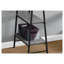 Bureau d'ordinateur Allyssa, bureau personnel, ordinateur portable, tablettes de rangement, L 48 po, bureau, métal, stratifié-557255328