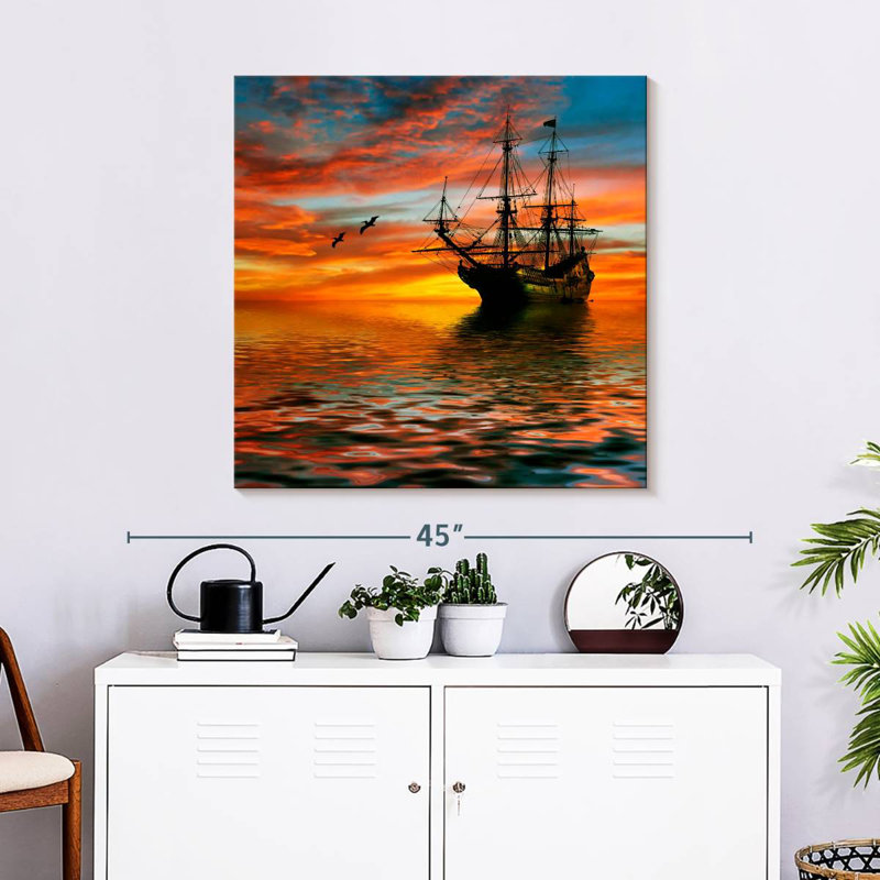 Mehar Evening Sky Over Ship