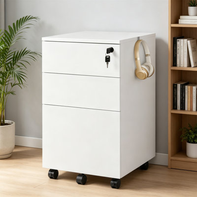 39cm Wide 3 -Drawer File Cabinet