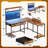 Tyreshia L-Shaped Computer Desk with Hutch-2142436885-2113739355
