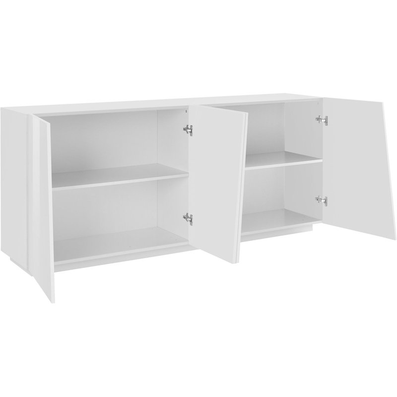 Bayonne 200cm Sideboard, White Glossy
