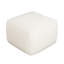 Structure carrée blanche avec coussins confortables en mousse dense et ressorts ensachés, aspect moderne et élégant, structure en contreplaqué de bois rembourré de l 22,23 po x P 16,79 po, adaptable à une pièce différente