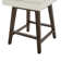 Aleksy Swivel Upholstered Counter Stool with Solid Wood Frame