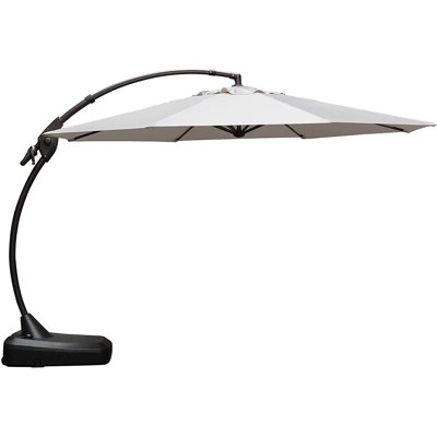 Oram 138'' Cantilever Sunbrella Umbrella with base