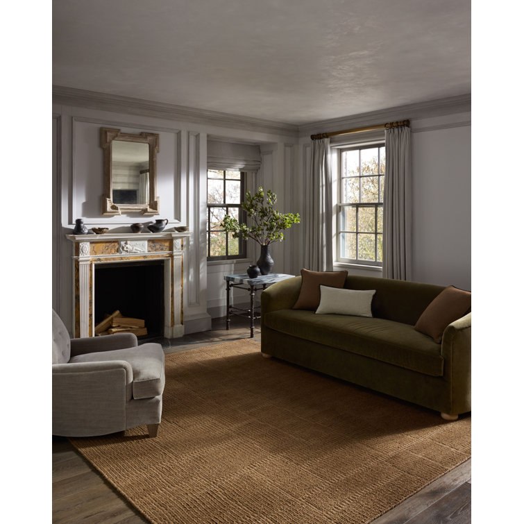 Tapis rouille Jeremiah Brent x Loloi Greenwich