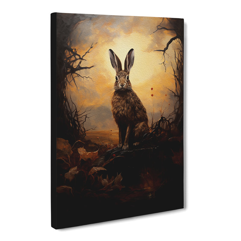 Hare Romanticism - No Frame Print, 60cm H x 40cm W x 3cm D