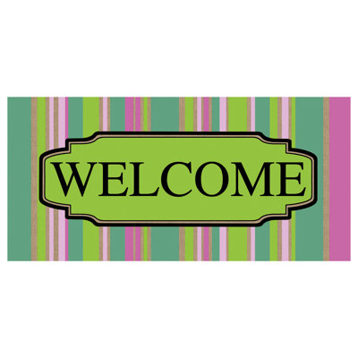 Atisha Non-Slip Striped Doormat