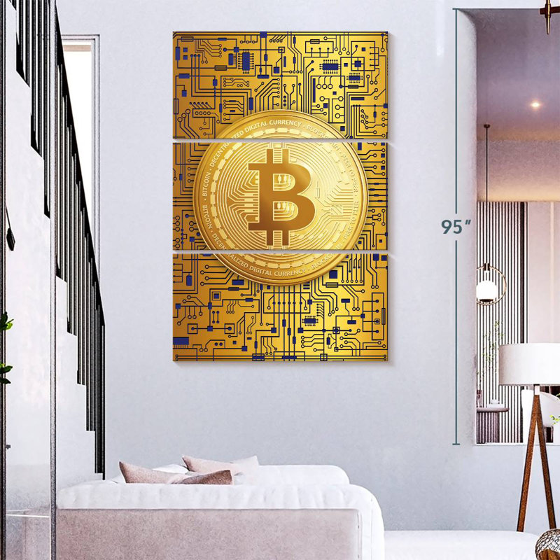 Logo Kerner Bitcoin, H 74 po x l 48 po