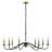 Wicklow Bohemian Farmhouse Iron LED Chandelier-747549268-803211181
