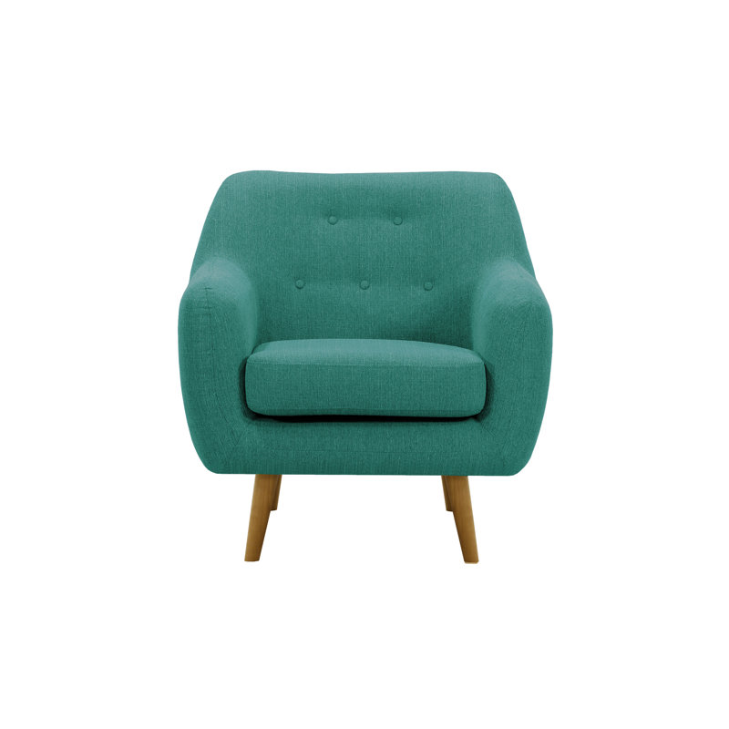 Melrose Upholstered Armchair, Turquise