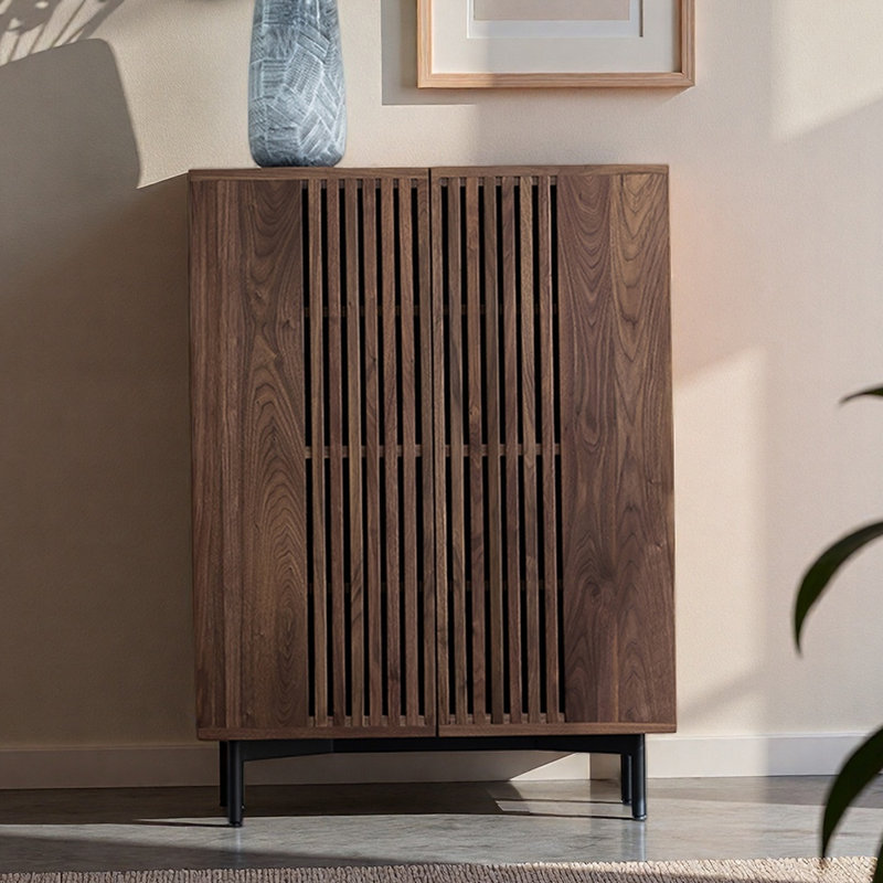 Design Storage Shoe Cabinet, 43.31"H x 31.5"W x 15.75"D