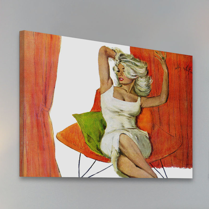 Mother Is a Movie Queen Canvas Print in Vibrant Colors