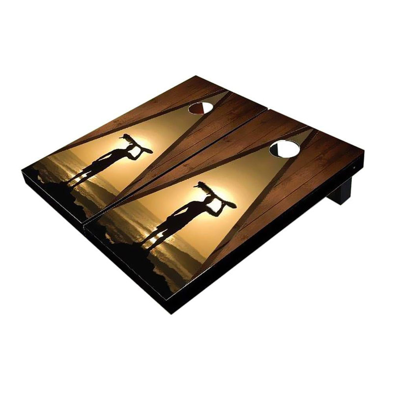 Planches de cornhole en bois 2 'x 3'