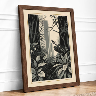 Jungle Interior Botanical - Framed Print
