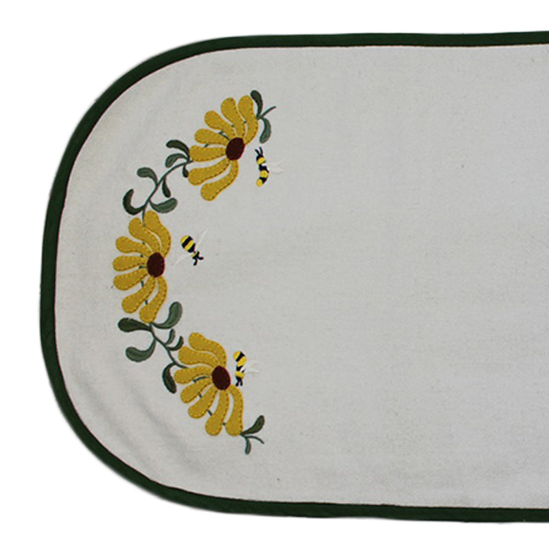 Rosalind Wheeler Flowers And Bees Table Runner