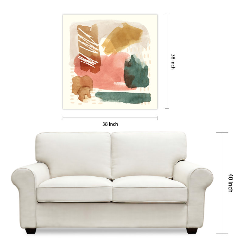 " Ochre Echo II " Acrylic Set