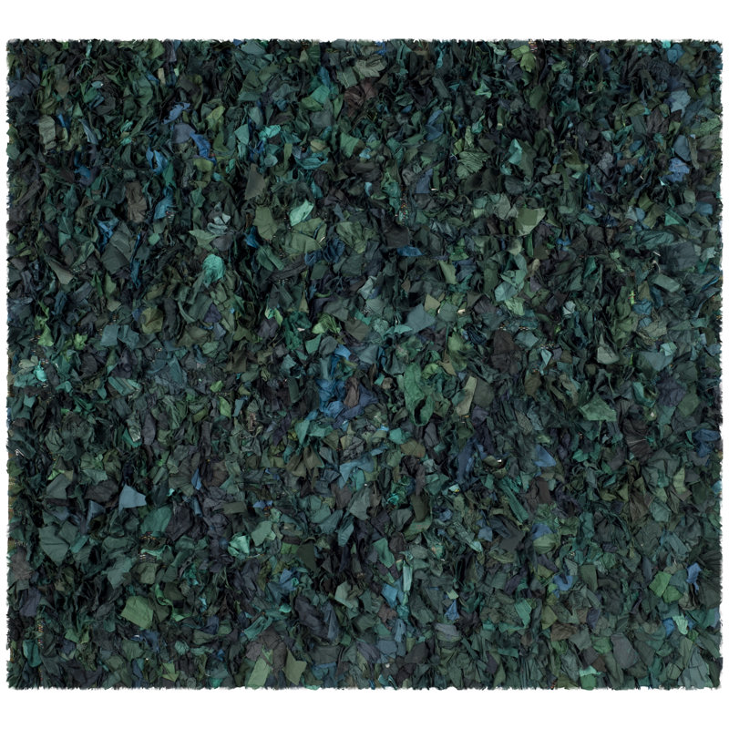 Godsey Shag Hand Woven Performance Rug, Square 6'