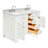 Abbate 60" Double Bathroom Vanity with Carrara White Marble Top-85364092