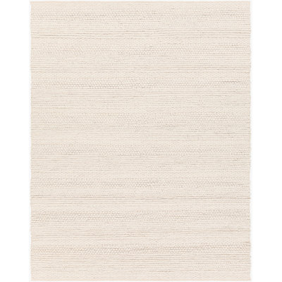 Zekia Ivory Hand-Woven Wool Rug