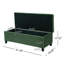 Banc rembourré avec rangement, repose-pieds, banc d'entrée, repose-pieds pour la chambre à coucher, vert rétro, 300 lb-1230744554-1230744558