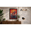 Hippopotamus Rising Retro - Framed Print-53844554-53844548