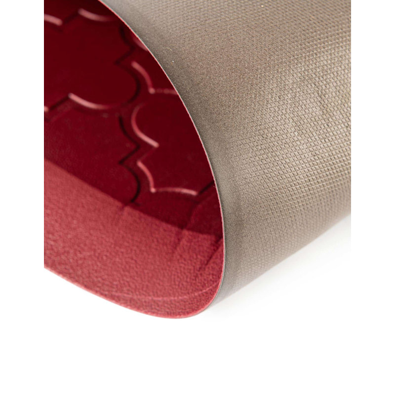 Tapis de cuisine antidérapant Bayonville, Rectangle 2 pi x 5 pi, Rouge bourgogne