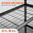 Mariany 60 " W Steel Adjustable Shelving Unit-984742240