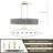 Semih 6 - Light Geometric Chandelier