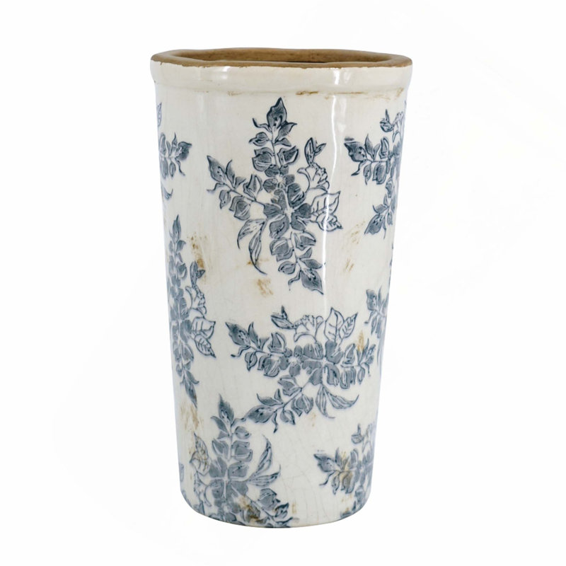 Vase en céramique polyvalent pour décor rustique et shabby chic