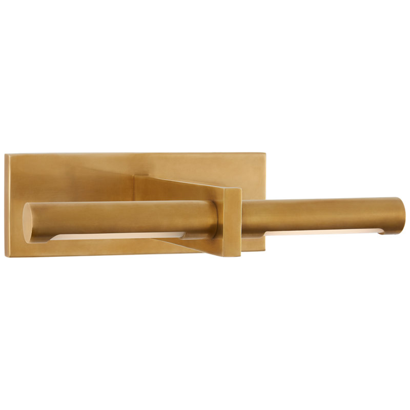 Kelly Wearstler Axis 10" Picture Light, Antique-Burnished Brass