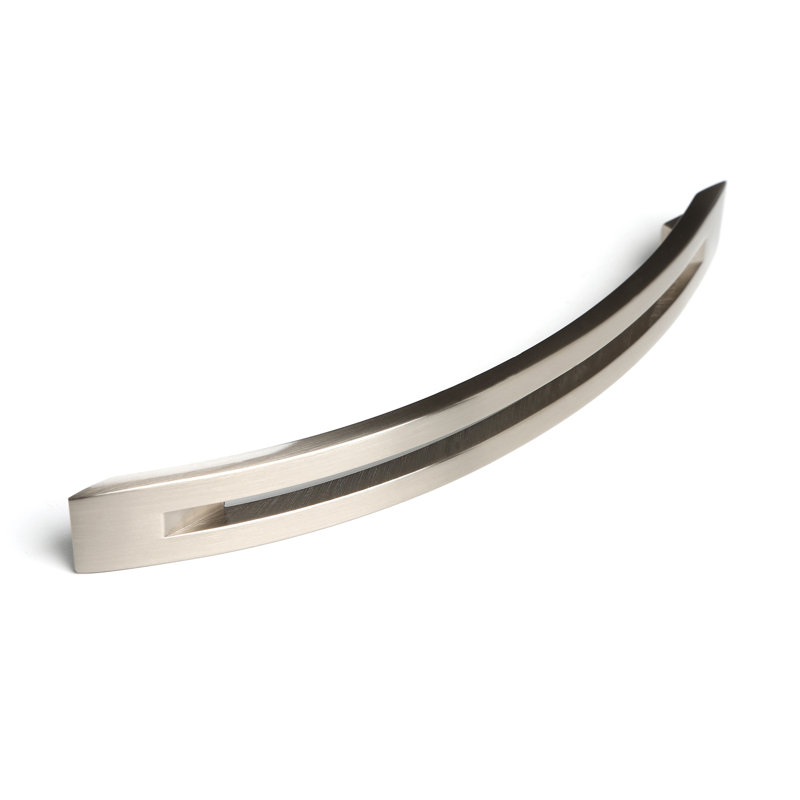 Split Top Arch Pull, Polished Brass, 6"