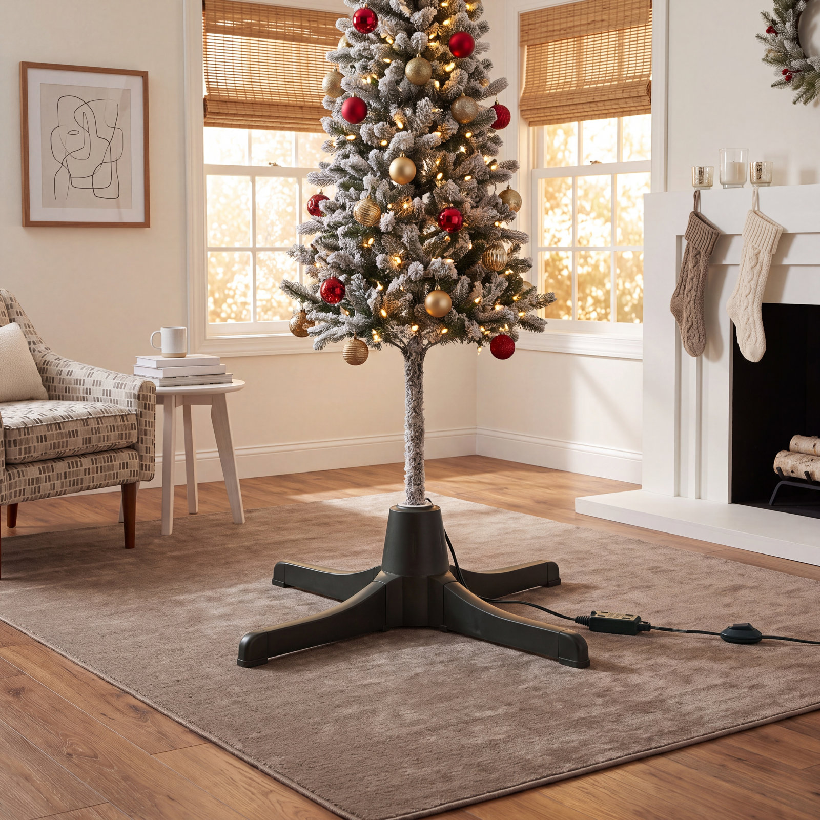 Rotating Christmas Tree Stand