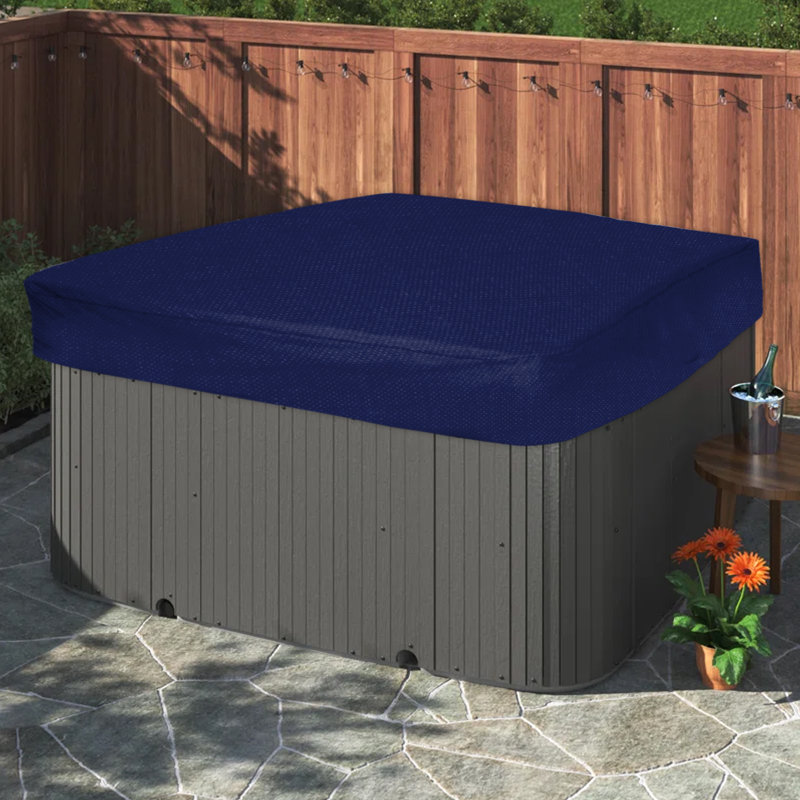 Couvre-abri d'extérieur pour spa Hot tub, H 14 po x l 85 po x P 85 po, Bleu