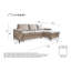 Lofty Lilly 4 seater Corner Sofa Bed-92302277-92302275