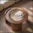 Round Dubay with Thick Curved Legs