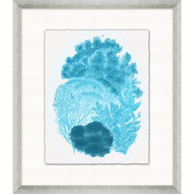 Cyan Coral Collection 8 Painting
