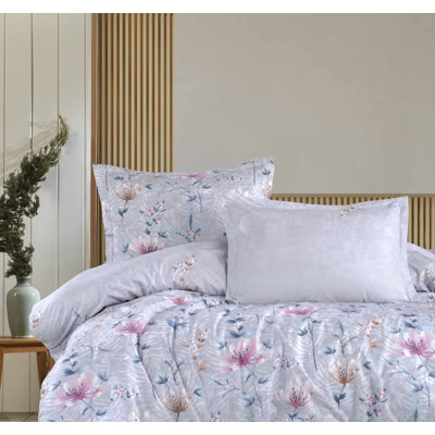 Cotton Standard Floral Duvet Cover Set