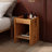 Manhattan 14.9" Nightstand, Solid Beech Wood Minimalist Bedside Table for Bedroom