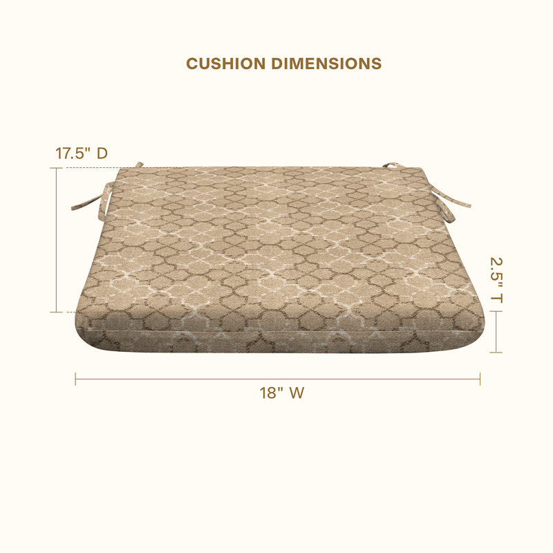Coussin de siège universel, Treillis naturel