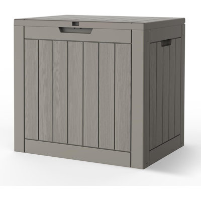 Outdoor Storage Box, 31 Gallon Waterproof Deck Box For Outdoor And Indoor, UV-Resistant Outside Storage With Lockable Lid For Patio, Pool, Garden Tools, Package Delivery