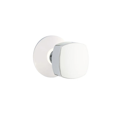 Emtek Privacy Knobset w/ Modern Rosette and Freestone Knob