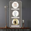 Ensemble de lampes sur pied et de table 3 pièces Ebern Designs - Lampes en métal de style Mid-Century avec base trompette évasée et ampoules à économie d'énergie-235426040-235426023