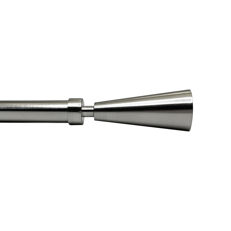 Tringle à rideaux simple ajustable Vanora, 72" - 144"