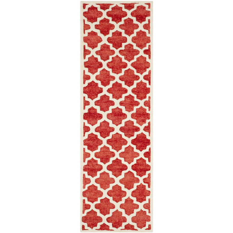 Precious Hand Tufted Performance Geometric Rug, Runner 2'6" x 8'