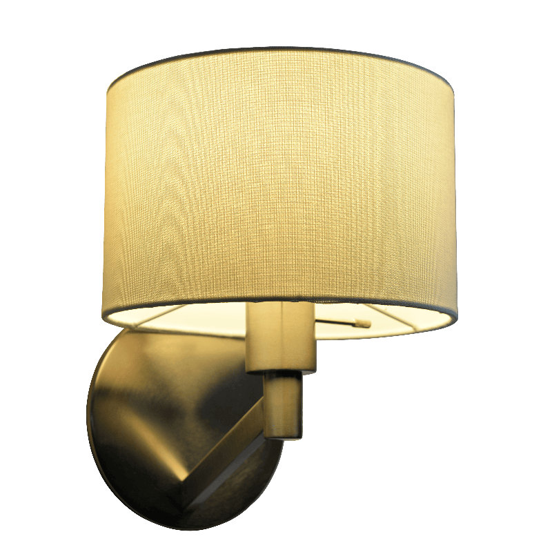 Lampe murale en nickel brossé Nebula