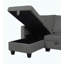 Canapé-lit modulaire réversible moderne en velours gris clair de 82,5 po avec méridienne de rangement-1788447160-1788447162