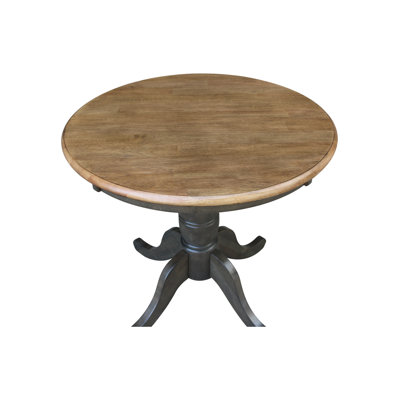 Solid Wood Pedestal Dining Table