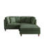 2 Seater Corduroy Corner Sofa -920117132