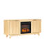 Meuble télé avec foyer Oak