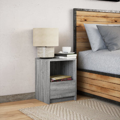 Dancho 38cm W Manufactured Wood Bedside Table
